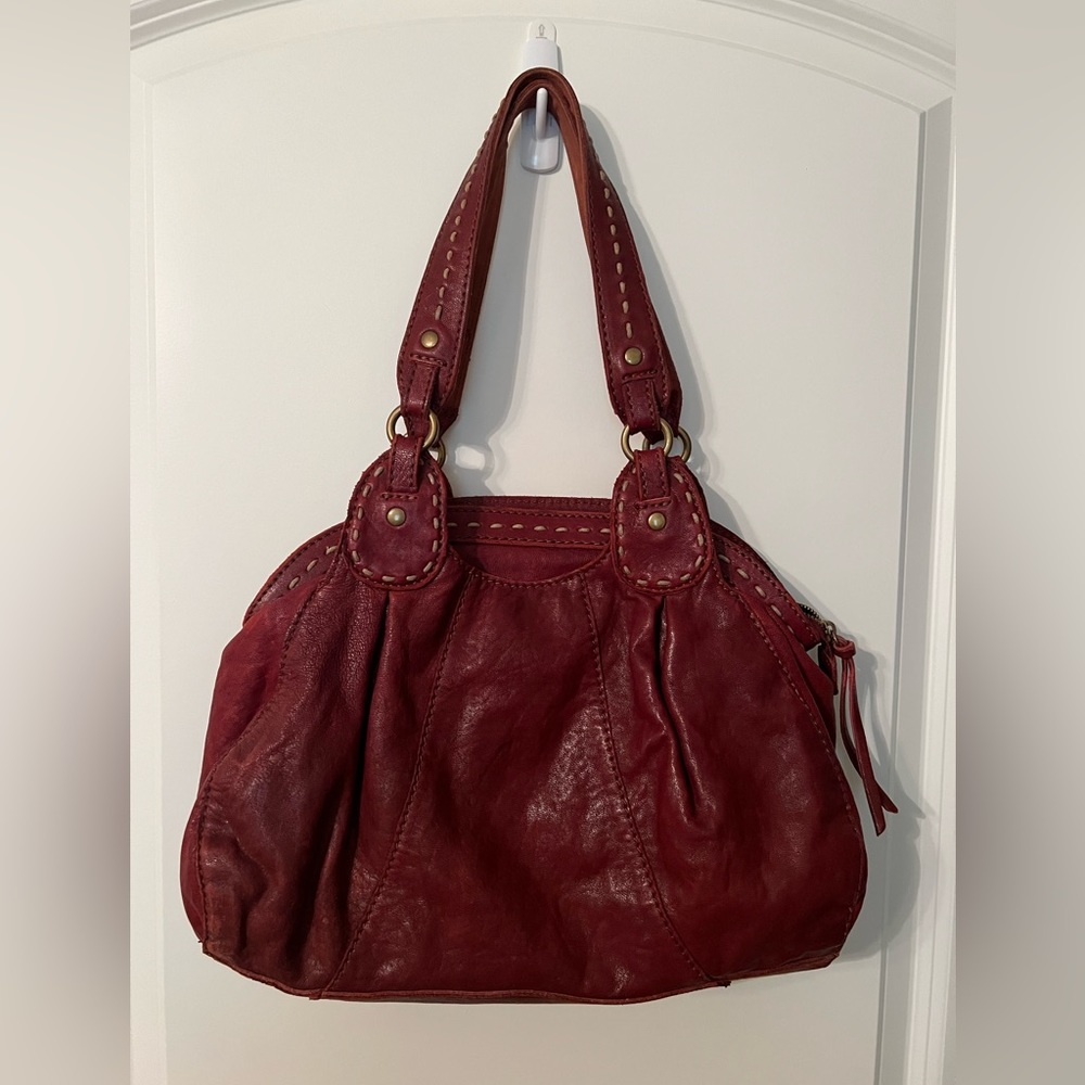 Lucky Brand Women’s Handbag Lamb Leather Vintage Look